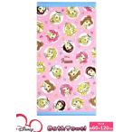 （ポスト投函送料無料）ディズニー プリンセス 綿100％バスタオル 約60×120ｃｍ
