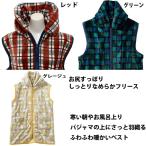 60％オフ　お尻すっぽり滑らかフリースベスト　部屋着　あったかベスト ルームウェア LL-3Lサイズ　在庫処分セール