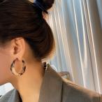 Yahoo! Yahoo!ショッピング(ヤフー ショッピング)べっ甲フープピアス  韓国系 ファッション レディース