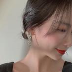 Yahoo! Yahoo!ショッピング(ヤフー ショッピング)喜平型チェーンピアス シルバー ゴールド 韓国系 ファッション レディース
