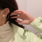 Yahoo! Yahoo!ショッピング(ヤフー ショッピング)フラワーモチーフ イヤーカフピアス 片耳用 韓国系 ファッション レディース