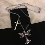Yahoo! Yahoo!ショッピング(ヤフー ショッピング)ネックレス ペンダント クロス エンジェル シルバー レディース ファッション