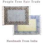 fe Atrai do( PeopleTree рука ткань блок принт коврик ( маленький )45×60cm ) кухонный коврик коврик перед дверью рука ткань 