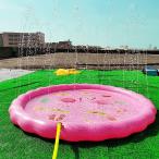 噴水マット噴水プールプレイマットビニールプール水遊びおもちゃ子供用夏対策