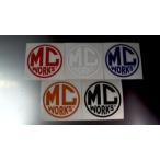 MC Works разрезной переводная картинка переводная картинка | круг Logo ( раунд модель )| M размер (80mm)