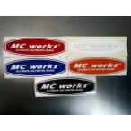 MCワークス　カッティングデカール／オーバル　／90ｍｍ×295ｍｍサイズ