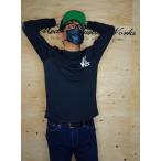 MCワーク　STANDARD LONG T／スタンダードロンT　ブラック×ホワイトプリント