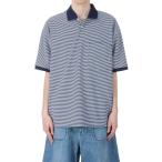 ショッピングSHIRTS 【16時までのご注文で最短翌日発送】TECH POLO SHIRTS S/S - WHITE / NAVY BORDER (BE-37024) DAIWA PIER39(ダイワ ピア39)