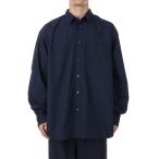 TECH REGULAR COLLAR SHIRT L/S - NAVY (BE-83025W) DAIWA PIER39(ダイワ ピア39)