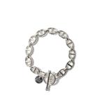 Anchor Link Bracelet -10mm- / Silver (XOB102-19) XOLO JEWELRY(ショロ ジュエリー)