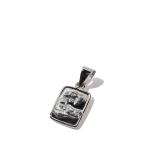 Medal Charm -Catholic_Baptism- / Silver (XOC009) XOLO JEWELRY(shoro ювелирные изделия )