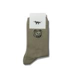 [P10 раз ]FOX HEAD SOCKS - TEA LEAF (OM06411KT1145) Maison Kitsune -Women-( mezzo n лисица )