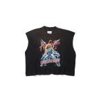 AIR BAND SLEEVELESS T-SHIRT - BLACK (26AW46CS462) doublet(da Brett )