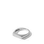 Signet Ring with Hair Line -Thin- / Silver (XOR120) XOLO JEWELRY(shoro ювелирные изделия )