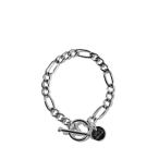 Figaro Link Bracelet -6mm- / Silver (XOB012-17) XOLO JEWELRY(shoro ювелирные изделия )
