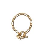Figaro Link Bracelet -6mm- / Gold (XOB012-19G) XOLO JEWELRY(shoro ювелирные изделия )