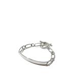 ID Oval Mutual Link Bracelet -6mm- / Silver (XOB039-17) XOLO JEWELRY(shoro ювелирные изделия )