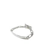 ID Figaro Link Bracelet -6mm- / Silver (XOB040-19) XOLO JEWELRY(shoro ювелирные изделия )