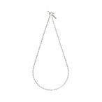 Caviar Link Necklace / Silver (XON044-50) XOLO JEWELRY(shoro ювелирные изделия )