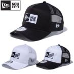 NEWERA ニューエラ メッシュキャップ メッシュ キャップ CAP 帽子 9FORTY A-Frame ボックス ロゴ 刺繍 ユニセックス ホワイト ブラック ツートン