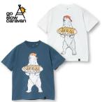 ショッピングギョウザ 半袖 Tシャツ ゴースローキャラバン go slow caravan 餃子 ギョウザ クマ 熊 くま メンズ レディース ティーシャツ コットン 送料無料