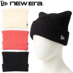 NEWERA ニューエラ 正規品 スクエア ニット帽 猫耳 ネコ耳 ねこ耳 ニットキャップ 帽子 フリーサイズ 白 オフホワイト コーラル ピンク 黒 ブラック