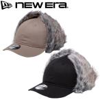 ショッピングニューエラ キャップ NEWERA ニューエラ 正規品 ドッグイヤー キャップ 無地 9THIRTY CAP 帽子 ファー 耳当て イヤーフラップ フライトキャップ 茶色 ブラウン 黒 ブラック