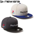 ショッピングニューエラ キャップ NEWERA ニューエラ 正規品 プレイステーション コラボ 9FIFTY CAP キャップ 帽子 刺繍 ロゴ PlayStation PS プレステ ゲーム ツートン ストーン グレー M/L