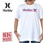 SALE 大きいサイズ メンズ Hurley ハーレー 半袖 Ｔシャツ バックプリント 白 ホワイト USAモデル XXL