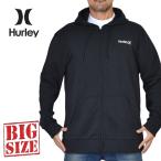 大きいサイズ メンズ Hurley ハーレー フルジップ フーディー スウェット パーカー USAモデル XXL