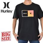 大きいサイズ メンズ Hurley ハーレー 半袖 Ｔシャツ プリント 黒 ブラック USAモデル XXL