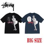 大きいサイズメンズ STUSSY ステューシー 半袖 Tシャツ バックロゴプリント SKATE TOUGH TEE XL