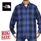 大きいサイズ メンズ ノースフェイス THE NORTH FACE チェック 長袖 シャツ ネルシャツ LIGHT WEIGHT ARROYO FLANNEL USAモデル XL XXL