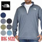 大きいサイズ メンズ ノースフェイス ハーフジップジャケット 裏フリース THE NORTH FACE TECH 1/4 ZIP FLEECE JACKET XL XXL XXXL