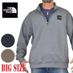 ショッピングXL 大きいサイズ メンズ ノースフェイス ボックスワンポイント ハーフジップ スウェットシャツ トレーナー USAモデル THE NORTH FACE BOX HALF DOME 1/4 ZIP XL XXL