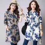 シャツブラウスレディース長袖ノーカ...