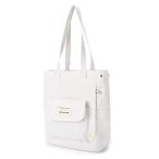 Waynorth トートバッグ マザーズバッグ 肩掛けバッグ グローサリー 通学 帆布 大容量 多機能 無地 レディース キャンバス ショル