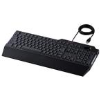 エレコム メンブレンゲーミングキーボード TK-G02UMBK ブラック TKG02UMBK (納期目安1-2週間)
