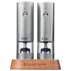 Russell Hobbs russell ho bs заряжающийся Mill соль &amp; перец Mini (2 шт. комплект ) серебряный 7942JP ( срок поставки стандарт 1-2 неделя )