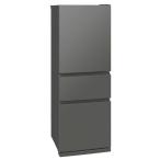 三菱 (左開き) 330L 3ドア冷蔵庫 MR-CX33ML-H マットアンバーグレー MRCX33MLH ※配送エリア内送料標準設置無料