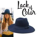 Lack of Color ラックオブカラー ウール中折れ帽 ネイビー The NAGHTFALL NAVY