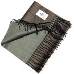 PIACENZA（ピアチェンツァ) ブラウン×オリーブ / ダブルフェイス / シルクカシミヤ / マフラー