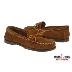 MINNETONKA ミネトンカ メンズ 747 CAMP MOC DUSTY BROWN SUEDE キャンプ モカシン メンズ デッキシューズ シューズ 靴 スエード コンフォート 男性靴 紳士靴