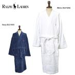 POLO RALPH LAUREN SLEEPWEAR ポロ ラルフローレン RL91WH RL91NV Solid Velour Kimono Robe メンズ ルームウェア バスローブ 部屋着  ポニー