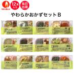 介護食 冷凍 やわらか食 やわらかおかずセットB (12食入り) 送料無料 当日出荷 刻み食 ホスピタグルメ 高齢者 食事 弁当 日東ベスト