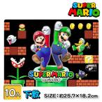  Рождество ребенок подарок super Mario внизу .10 листов 1 комплект сиденье коврик канцелярские принадлежности кошка pohs отправка соответствует возможно (1 комплект до )