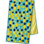 ネッククーラー クールタオル HELLO BEAR パイナップル 冷感タオル ひんやりタオル ウォータークール ミニタオル 30×100cm UV対策