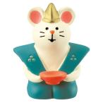 デコレ コンコンブル お正月 干支飾り ねずみごあいさつ ポイント消化 クリックポスト不可