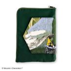 Yahoo! Yahoo!ショッピング(ヤフー ショッピング)ムーミン マスクポーチ テント グリーン マスクケース付きフラットポーチ MOOMIN OUTDOORS アウトドア21x15cm