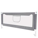 ベッドフェンス ベッドガード 180cm ベッドガード・フェンス 垂直的に昇降できたり お子様のベッドからの転倒